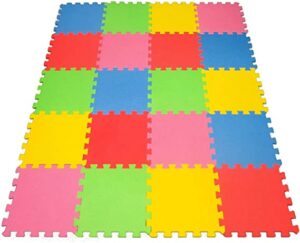 Angels 20 XLarge Foam Mats Toy ideal Gift, Colorful Tiles Multi Use, 