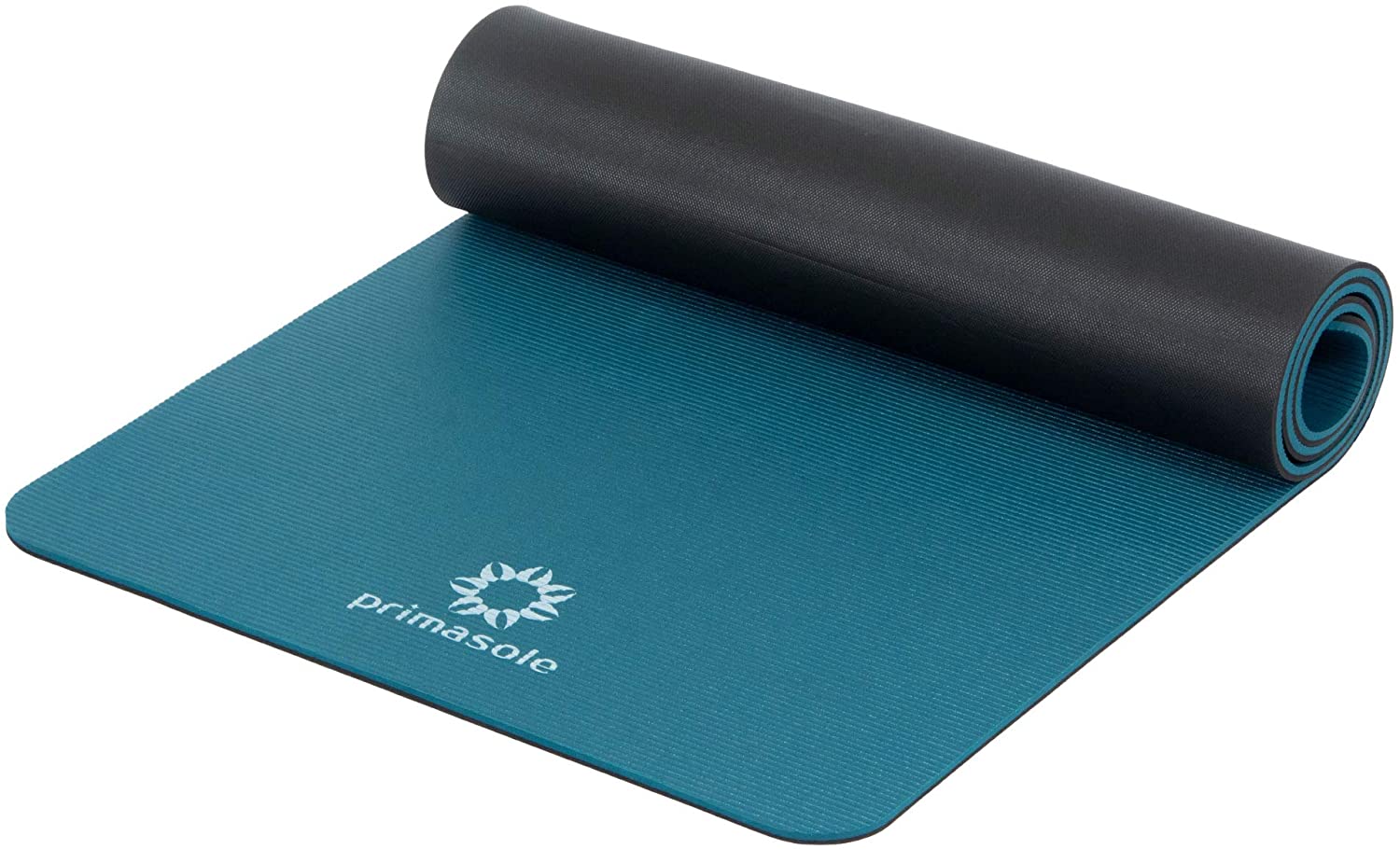 PRIMASOLE Yoga Mat Eco-Friendly Material 1/2" Non-Slip Yoga Pilates Fitness at Home & Gym Twin Color