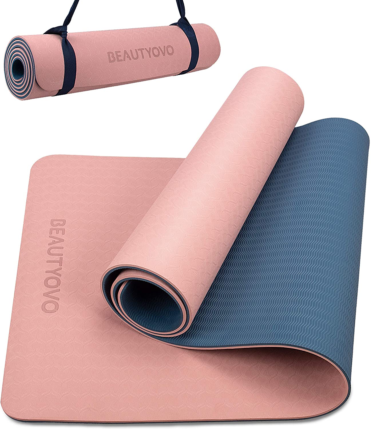 Yoga Mat with Strap,