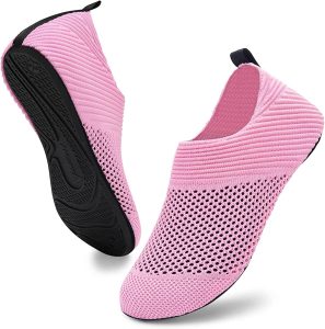 WATER SOCKS FOR BOTH MEN AND WOMEN CAN BE WORN BAREFOOTED OR ON THE BEACH AND ANY WATER SPORT AND CAN ALSO BE USED WHILE PERFORMING YOGA