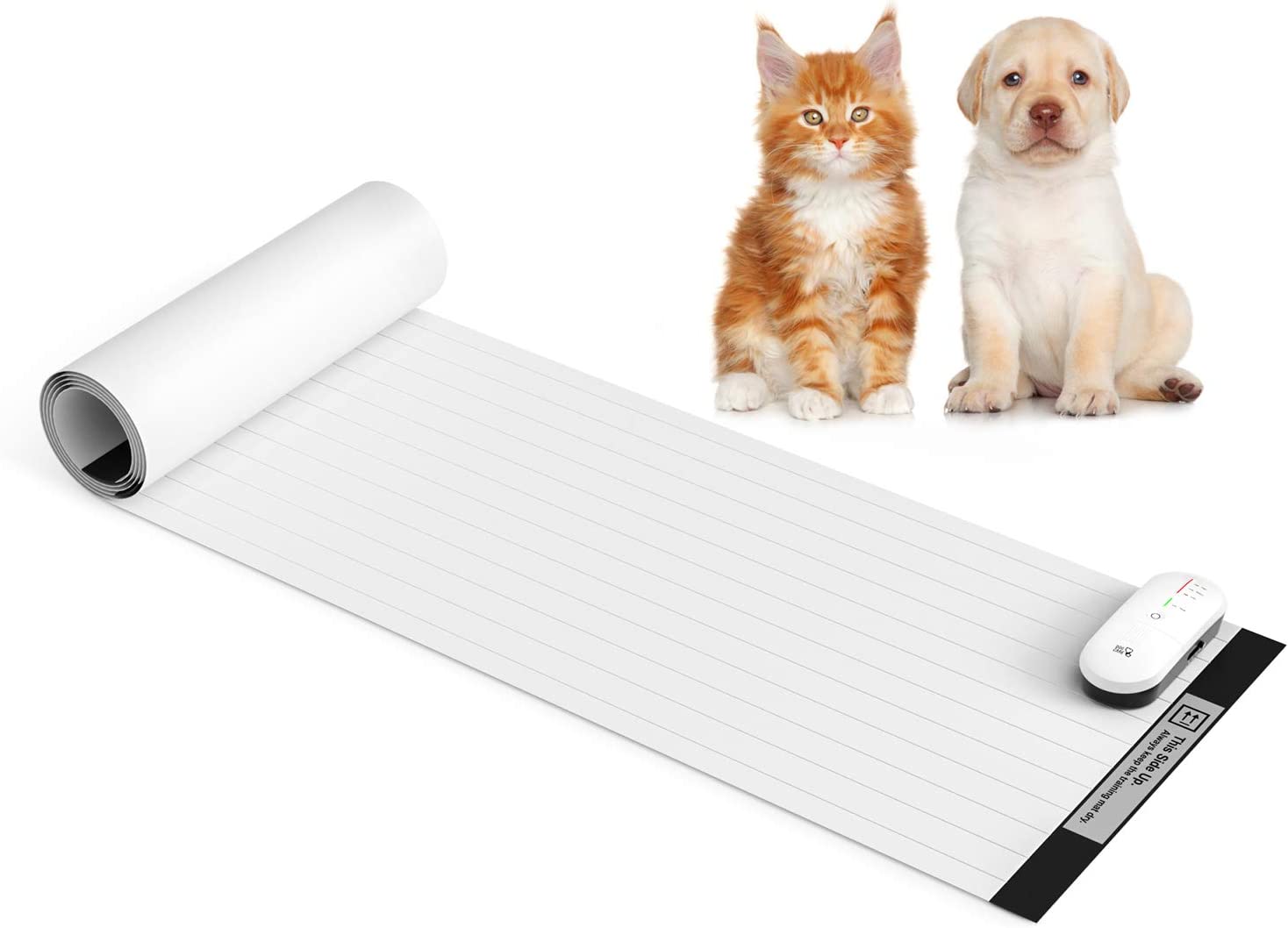 DOG CARE Pet Shock Mat Pet Training Mat for Cats Dogs 60 x 12 Inches, 3 Training Modes Pet Shock Pad Indoor Use, Keep Dogs Off Couch LED Indicator Intelligent Safety Protect